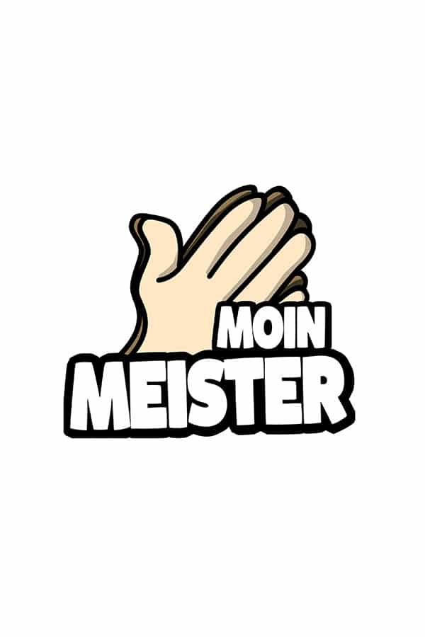 Moin Meister Hoodie KP weiß