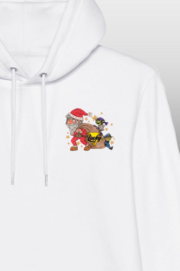 LuckyV XMAS Hoodie White