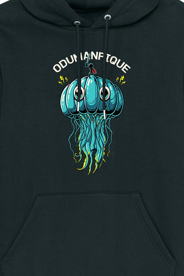 Fette Qualle Hoodie black