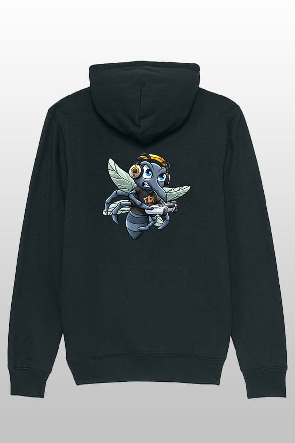 Hoodie Quad Black Double