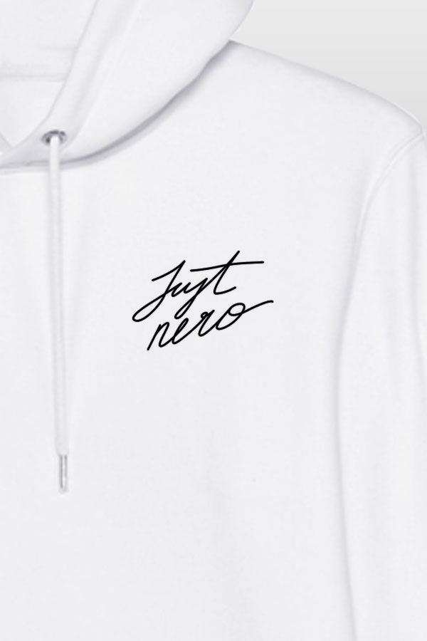 Just Nero Hoodie white