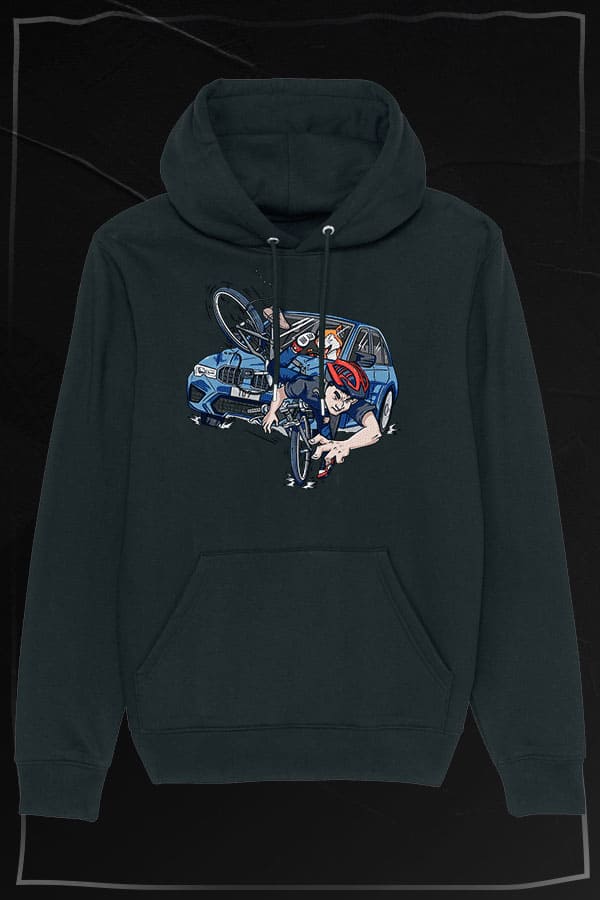 Radlfahrer Hoodie black