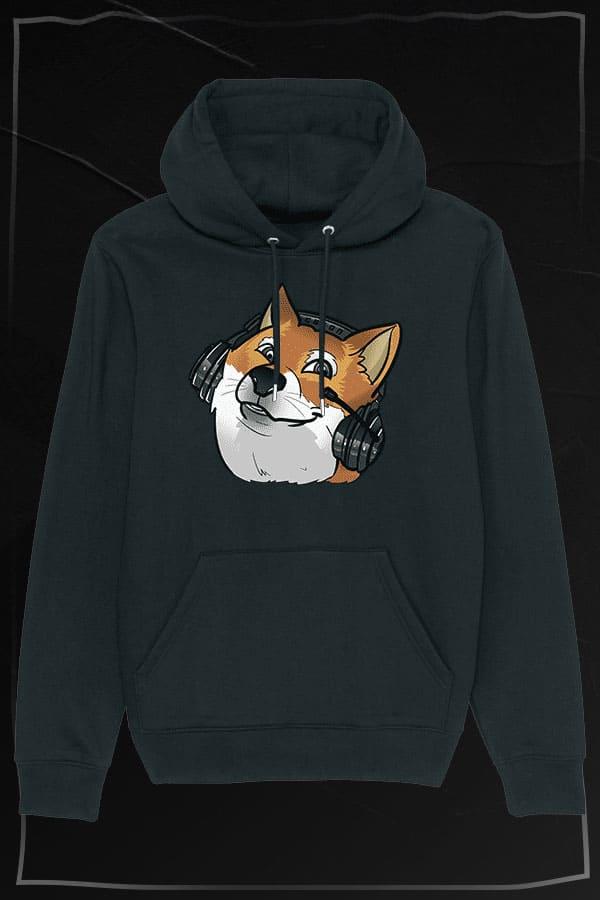 Doge Hoodie black