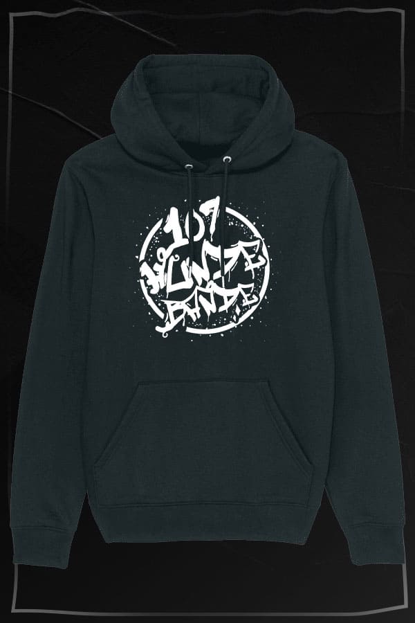 107 Hundebande Hoodie black