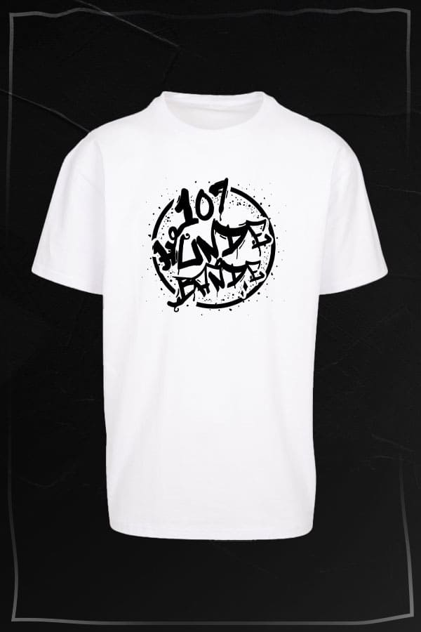 107 Hundebande Oversize Shirt white
