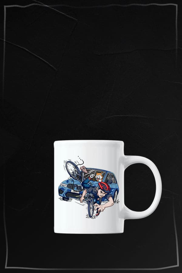 Radlfahrer Standard Tasse