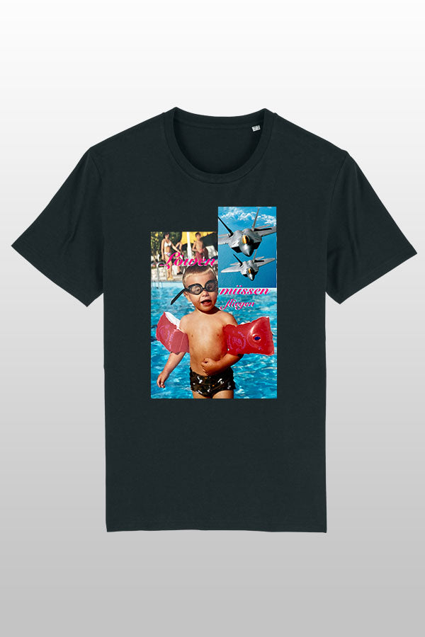 Fly Like A Löwe Shirt Schwarz