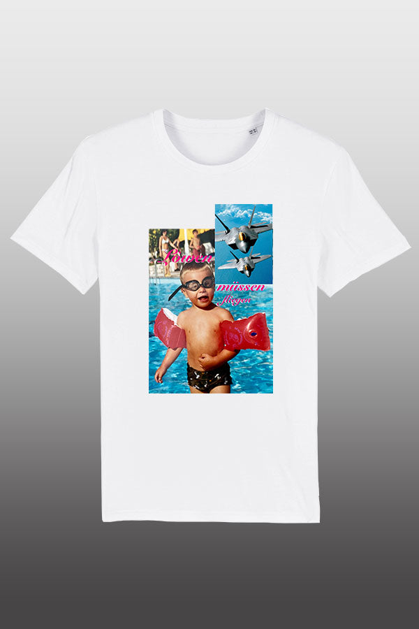 Fly Like A Löwe Shirt Weiß