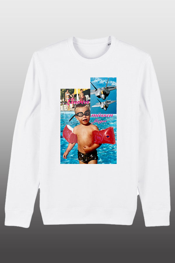 Ein Cooles Platzi Sweatshirt Weiß