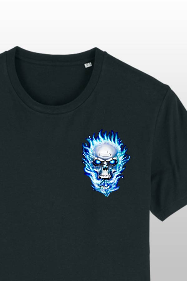 Skelett Shirt Schwarz