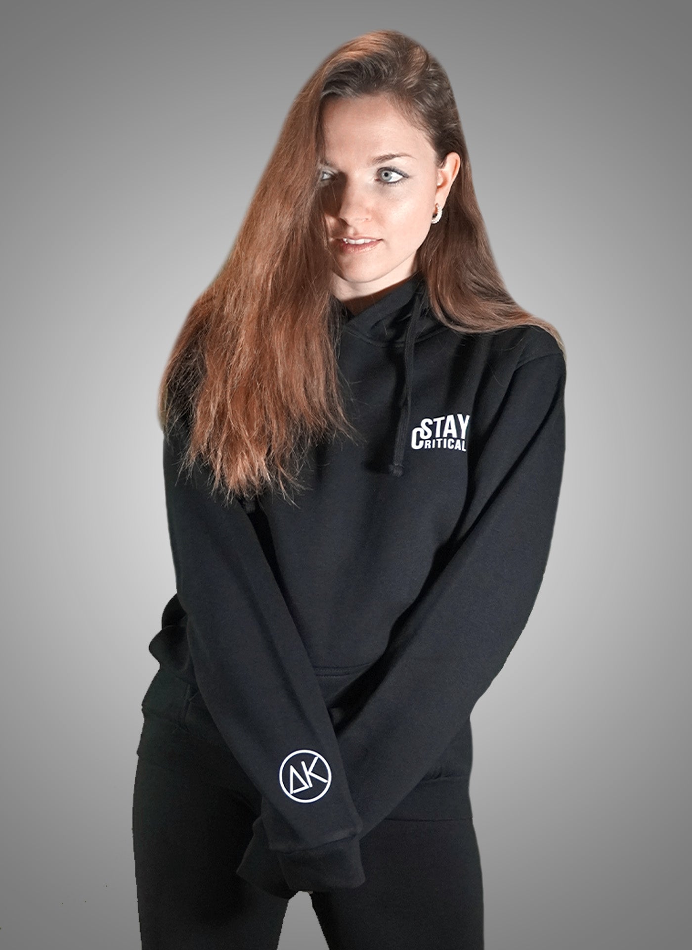 Stay Friendly Hoodie black AlphaKevin