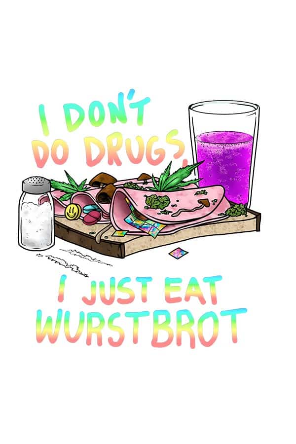 Openmind Wurstbrot Shirt weiß