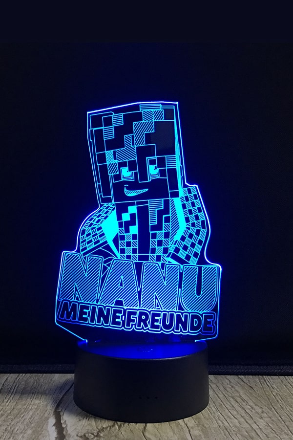 Nanu 3D LED Lampe