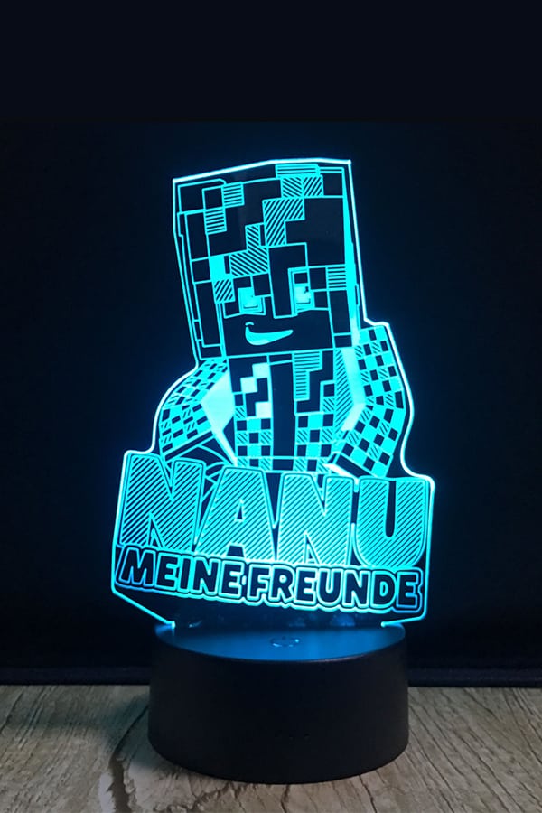 Nanu 3D LED Lampe