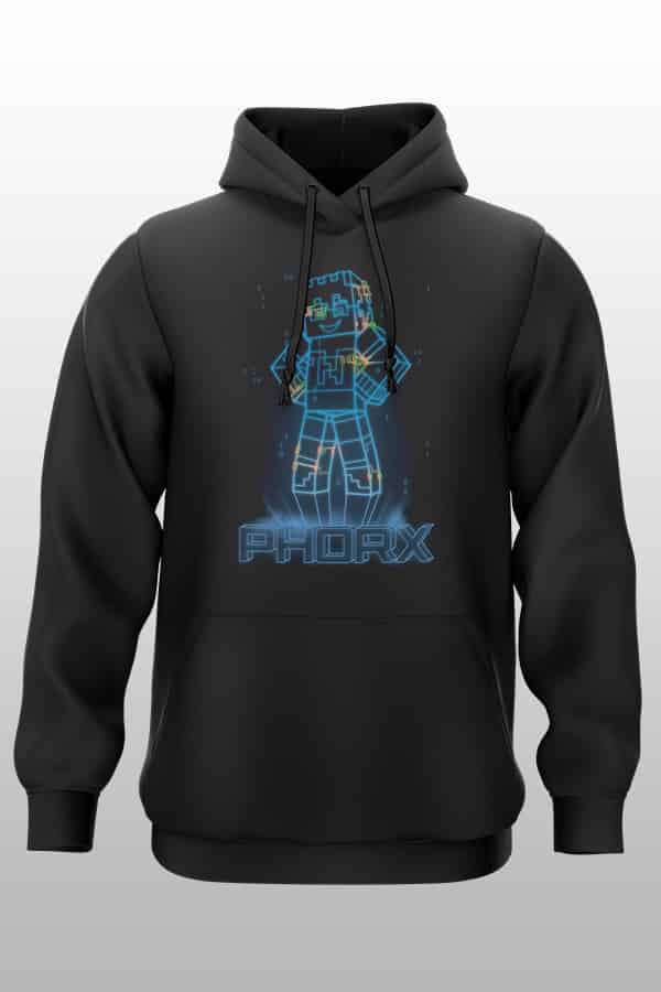 Hologramm Hoodie Black