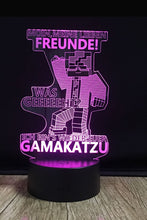 Lade das Bild in den Galerie-Viewer, Gamakatzu 3D LED Lampe LIMITIERT

